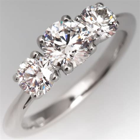 tiffany 3 stone ring|tiffany 3 carat diamond ring.